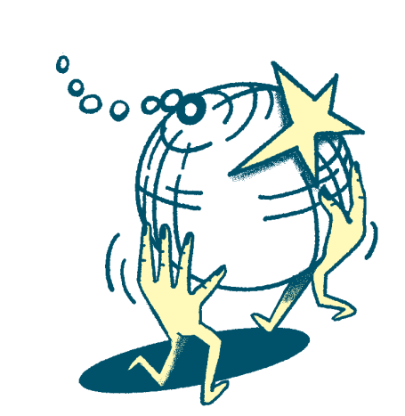 Zwei Hände halten eine Weltkugel, über der ein Stern schwebt.