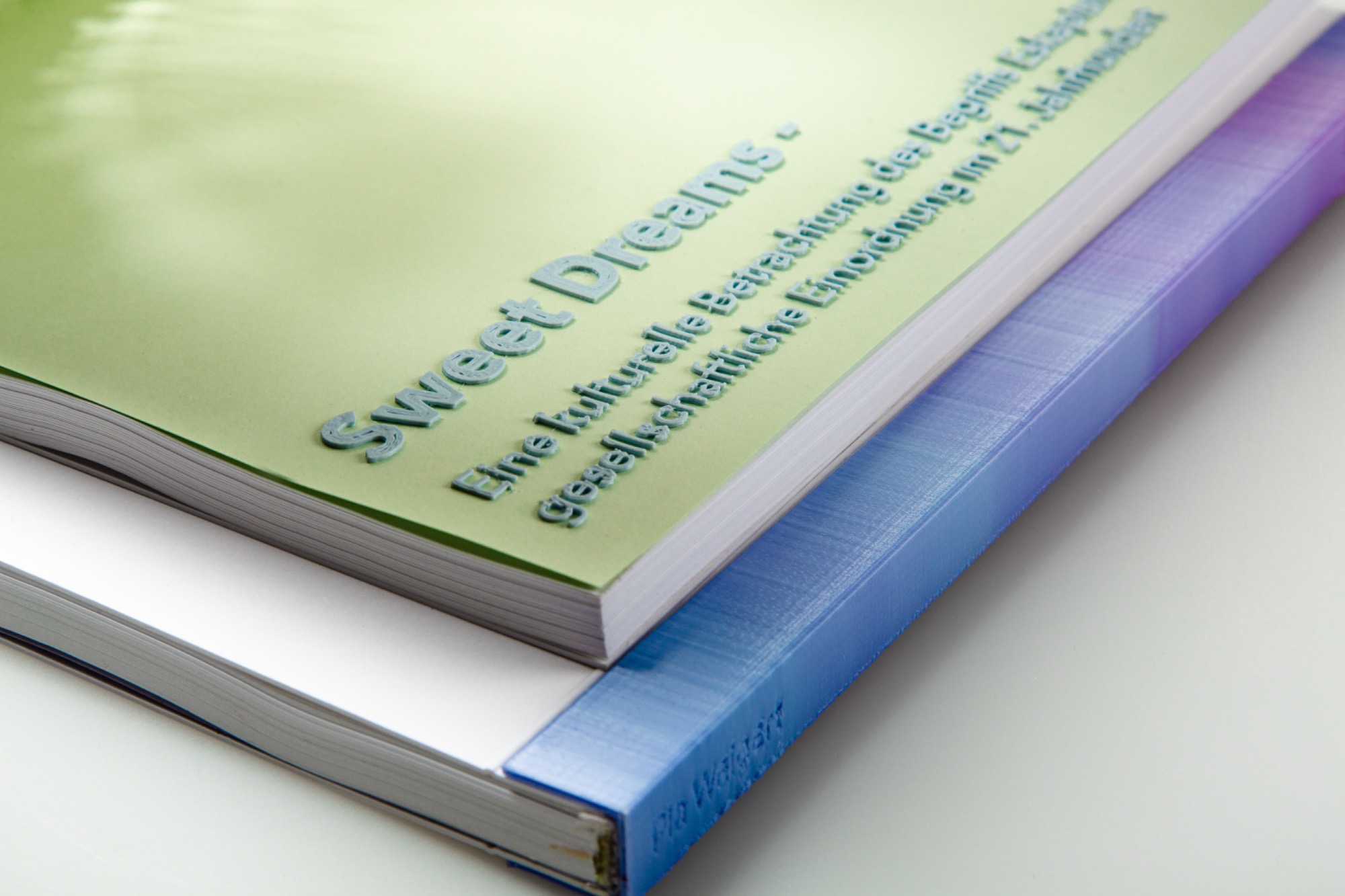 "Sweet Dreams" - Pia Weigert Book Cover Studio Fräns 3D Druck auf Papier